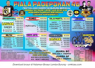 Piala Padepokan 46, Purwokerto, Minggu 24 Maret 2019