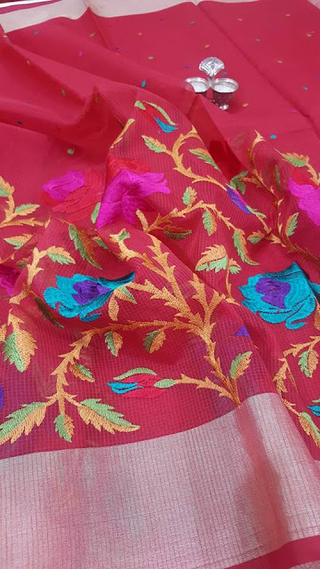 Embroidery fancy Saree