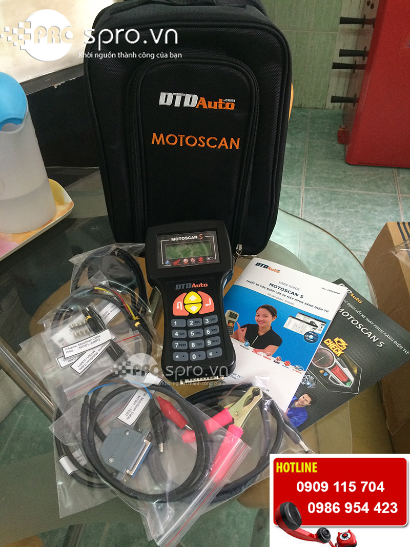 Máy đọc lỗi tất cả các dòng xe máy phun xăng điện tử, xe tay ga Motoscan MT0001