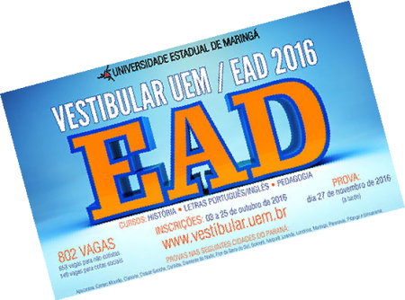  Vestibular EaD 2016 UEM