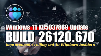 Windows 11 Build 26120.670 (KB5037869 Update): What's New?