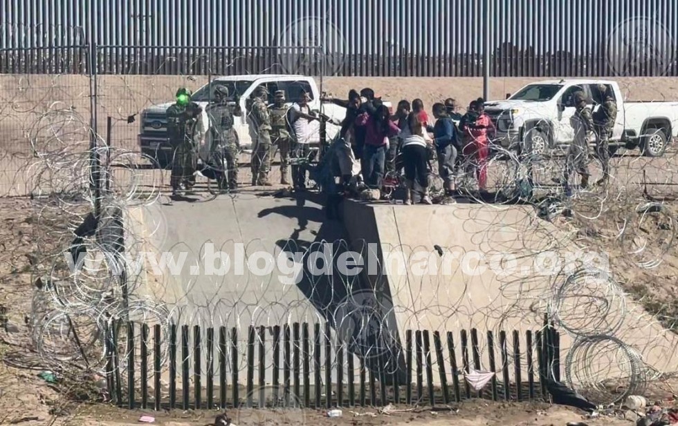 Elementos de la Guardia Nacional de Texas, Estados Unidos, agreden física y verbalmente a migrantes y periodistas Mexicanos en El Paso