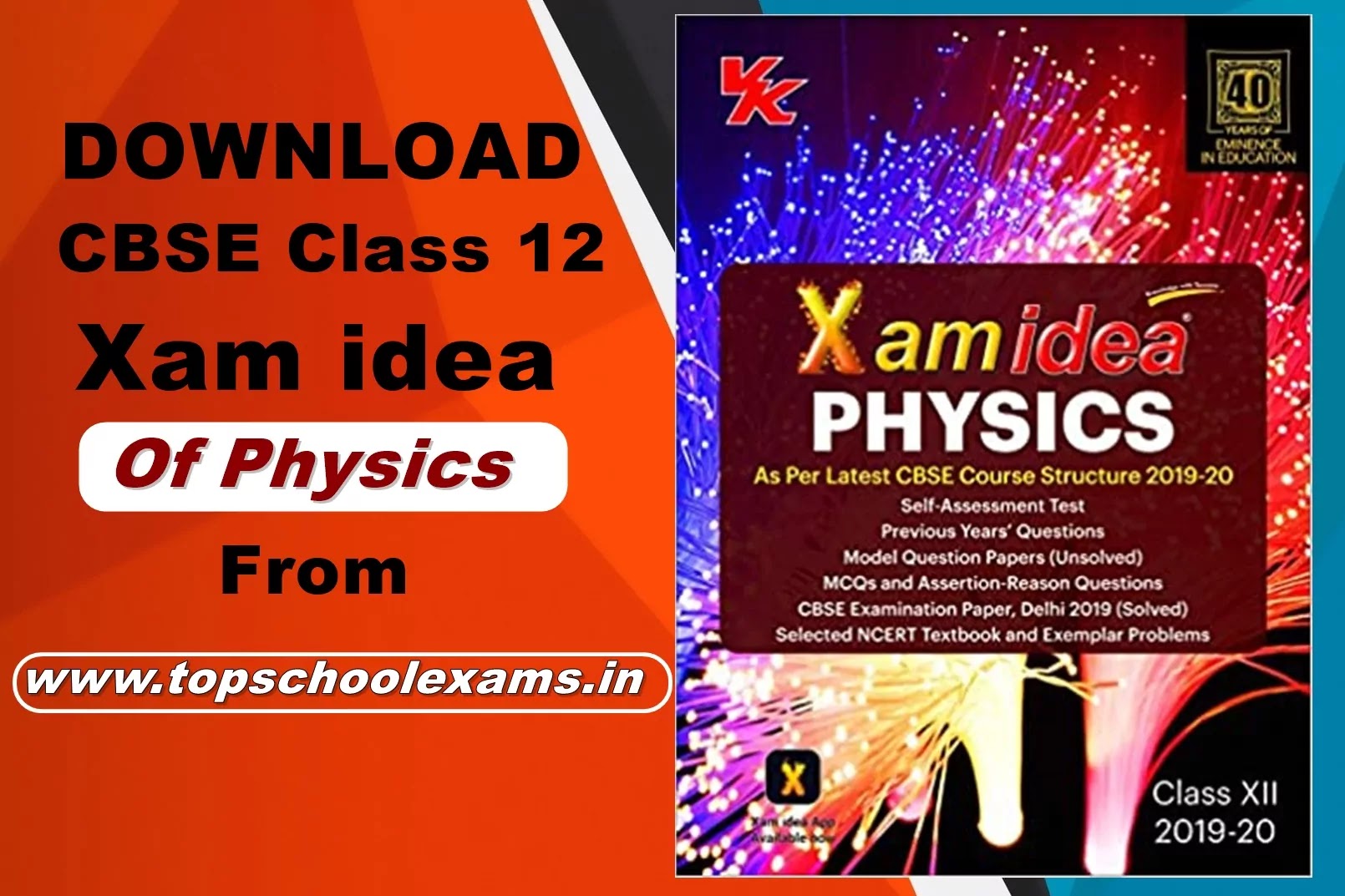 Download Xam Idea Physics For Cbse Class 12 Exam Pdf