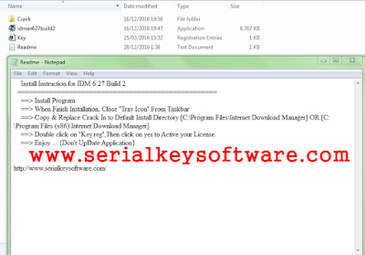 Serial Key Internet Download Manager (IDM) 6.27 Terbaru 2017 Full Version