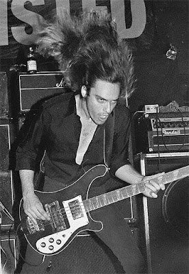 The late great Cliff Burton on stage at the Fountain Casino December 30, 1983... opening up for Twisted Sister! How fuckin' cool right!!