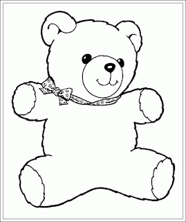 Ausmalbilder Teddybär zum Ausdrucken