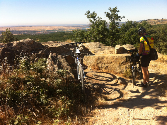 Ruta en bici por la Hoya de San Blas, julio 2012