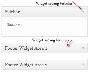 widget terbuka