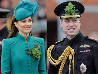 Prince and Princess of Wales attend St Patrick's day parade 2023
