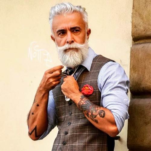 Alessandro Manfredini - Beard Grandpa  Fashionate Trends