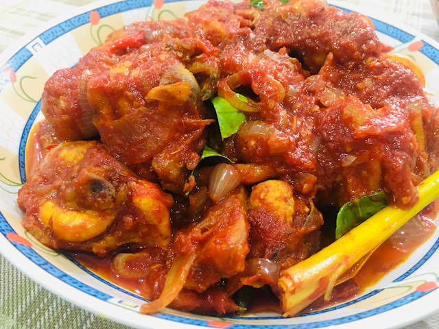 ayam masak merah cik matahariku