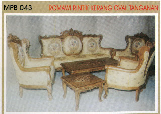 kursi ROMAWI RINTIK OVAL TANGANAN MPB 043