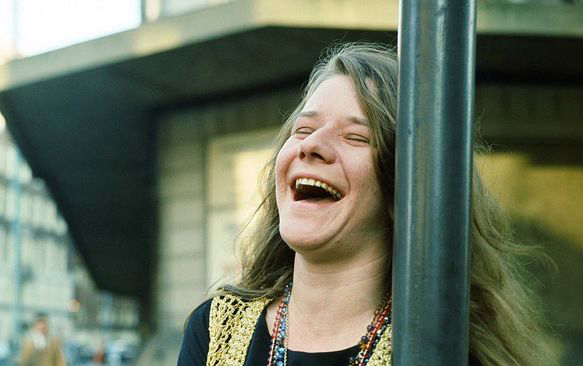 Janis Joplin who is always lonely until the end of life