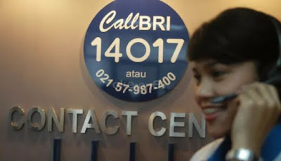 Call Center BRI 24 jam Bebas Pulsa Layani Nasabah