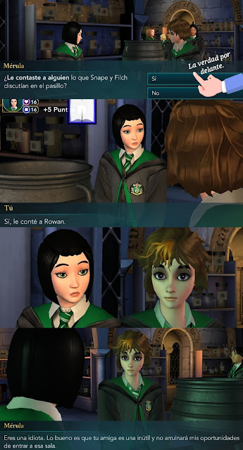 Hogwarts Mystery fotonovela merula