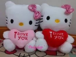 Boneka hello kitty pasangan