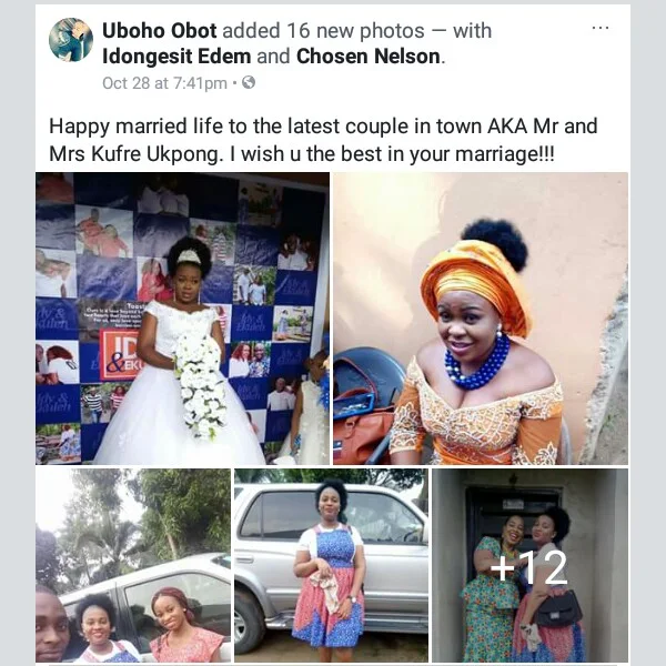 "That man is my husband"- British woman claims she is the legal wife of Nigerian man who got married to another woman in Akwa Ibom yesterday