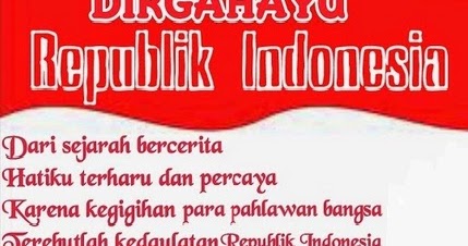 Pantun Ucapan Selamat Hari Kemerdekaan 17 Agustus