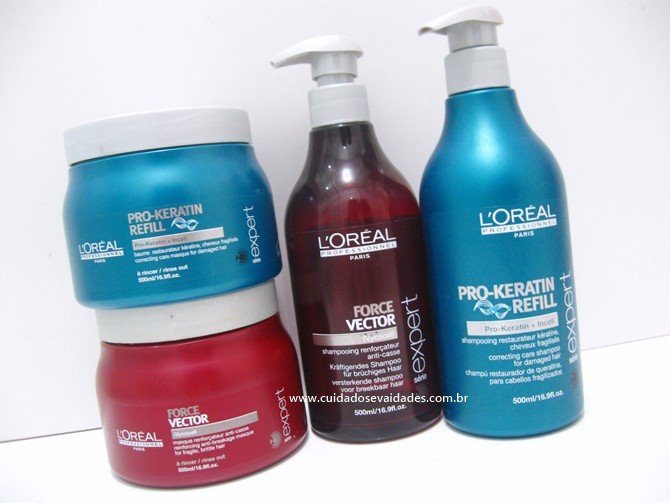 Force Vector e Pro-Keratin Refill Loreal 