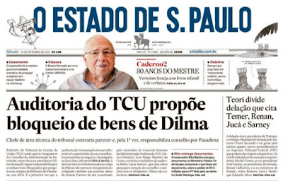 Resultado de imagem para tcu pode bloquear bens  de dilma