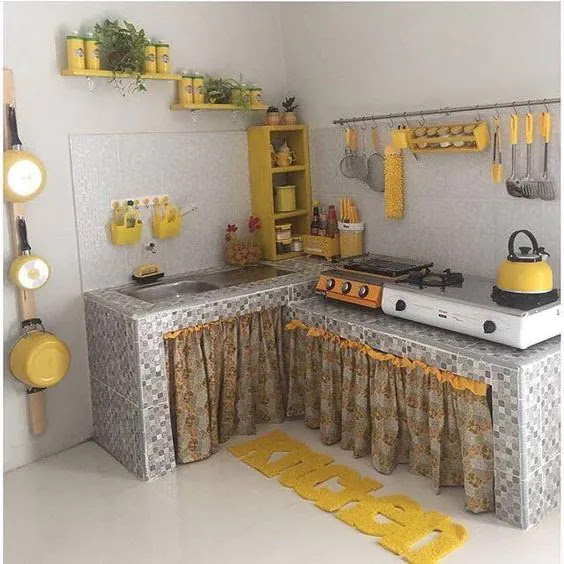 limited space small l shaped kitchen design