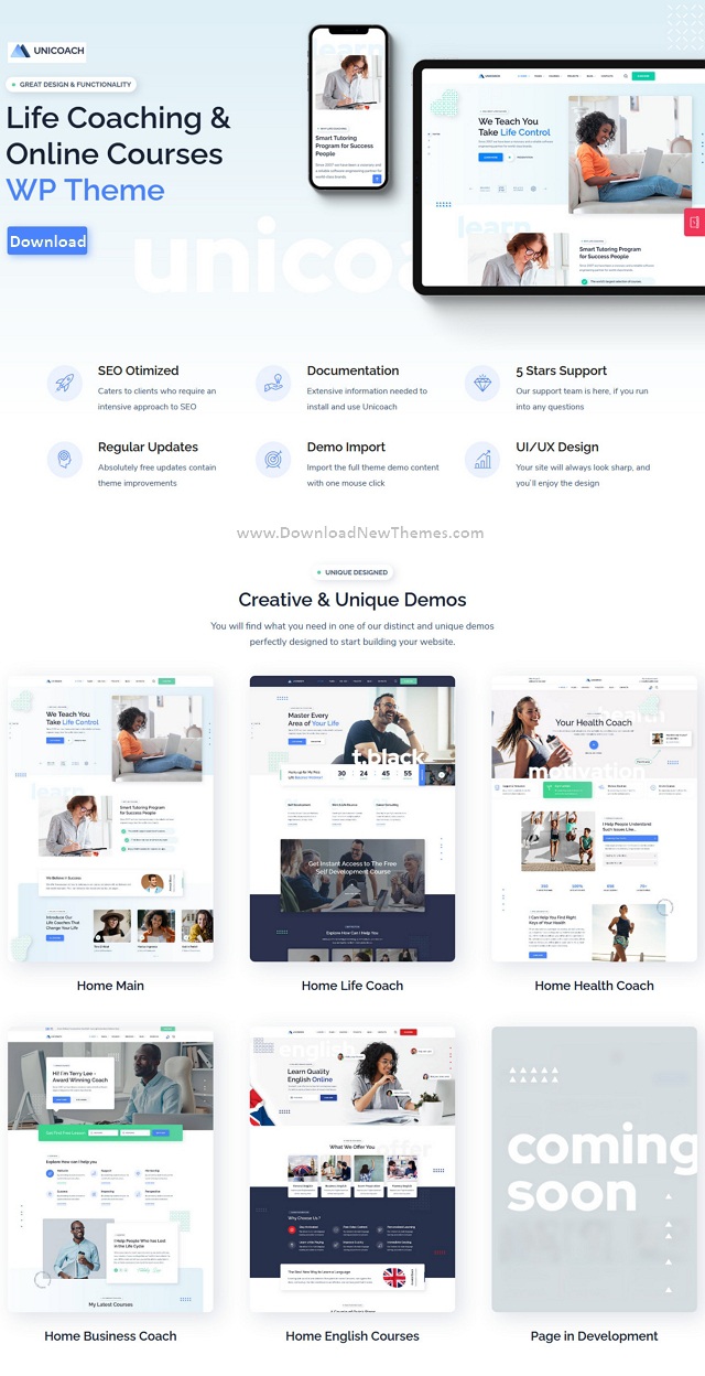 UniCoach Multipurpose UpSkill WordPress Theme