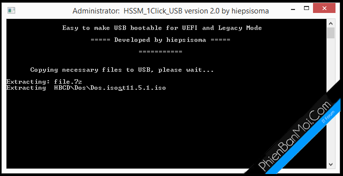 HSSM_1Click_USB, USB BOOT, USB GHOST, CÁCH LÀM USB GHOST, cách tạo usb boot nhanh nhất, usb boot 1 click, hướng dẫn tạo usb boot với 1 click, tạo usb nhanh nhất 2015