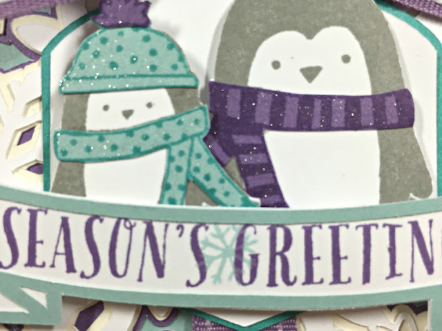 Cricut Christmas Penguin card