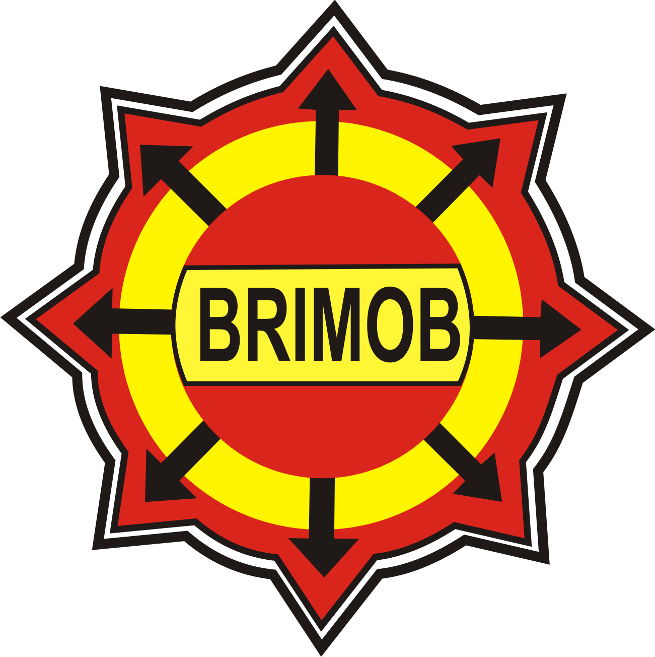 Logo Brigade Mobil ( Brimob ) - Lambang POLRI - Logo 