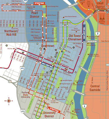 Downtown Portland Map