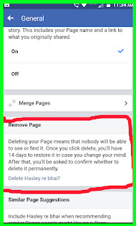 Remove Page