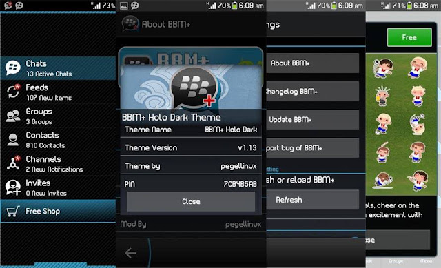 Download,BBM+,MOD,Full,Sticke,Tanpa,Root,hollo dark