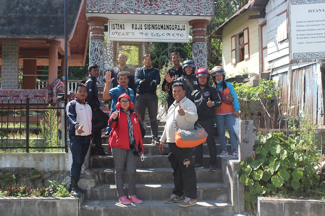 Siantar Touring Club Kunjungi Istana  Raja Sisingamagaraja, Ini Harapannya 