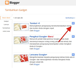 cara menambahkan tombol plus google plus ke blog