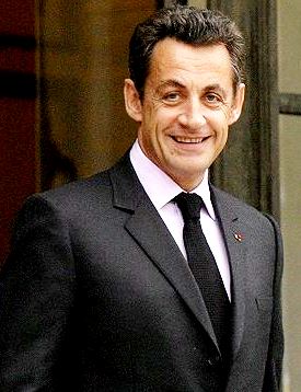 Foto de Nicolas Sarkozy sonriendo