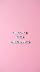 Exhale Pink Wallpaper for iPhone and Android