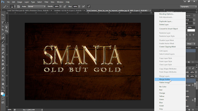 Gold Text Tutorial