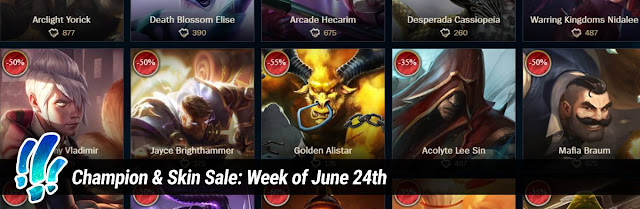 Champion Skin Sale Week Of June 24th Images, Photos, Reviews
