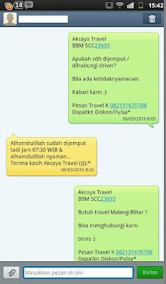 akcayatour, Travel Blitar Malang, Travel Malang Blitar