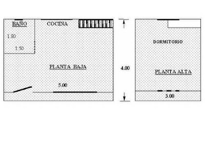 Plano de cabaña prefabricada