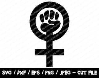 Woman Power SVG, Woman SVG Cut File, Raised Fist Svg, Instant Download, Cricut, Silhouette, Feminism Svg, Women Power SVG, Strong Women Svg