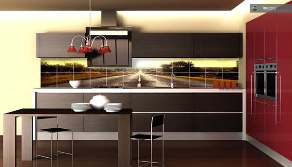  Pola  Unik Dinding Dapur  Rumah Minimalis Rancangan Desain 