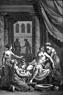 Birth of Heracles from the mortal Alcmene, by Jean Jacques