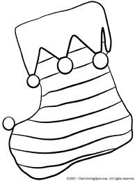 Christmas Stocking Coloring Pages