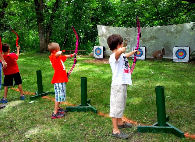 archery in the park at minneopa state park