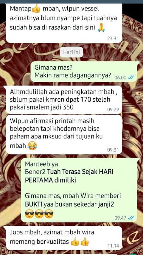  alhamdulillah ADA PENINGKATAN dari yg biasanya dapat 170.ooo jadi 350.ooo