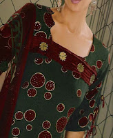 Salwar kameez neck model