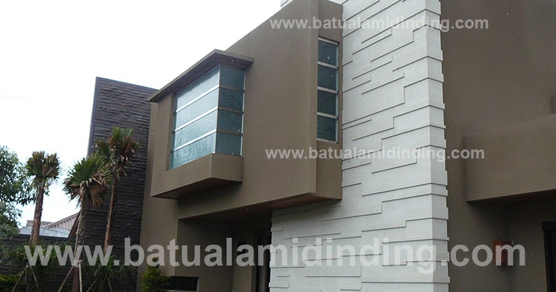 Batu Alam untuk Dinding Depan Rumah Pro Batu Alam