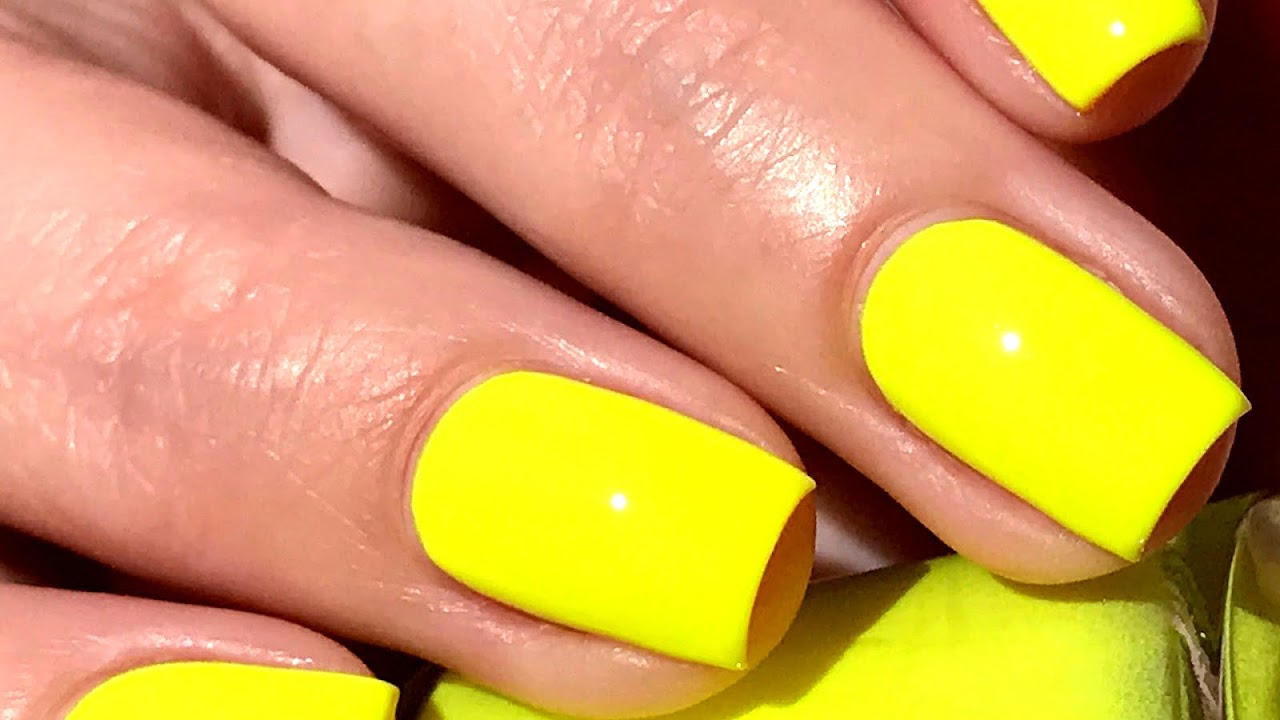 Bright Yellow Nail Polish