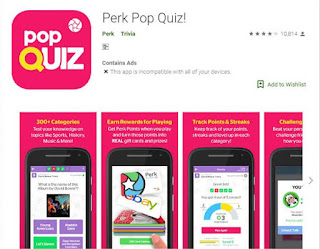 Perk Pop Quiz Application